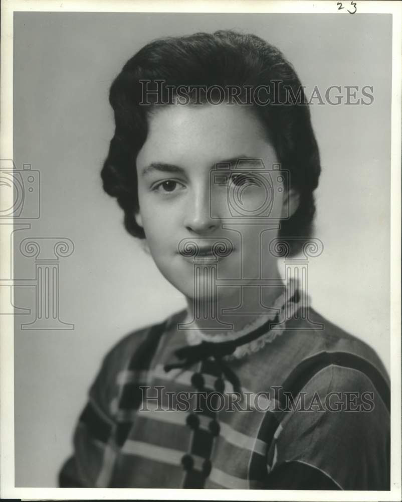 1958 Press Photo Mrs. John Branks Massengill, Maid- Krewe of Hermes - Historic Images