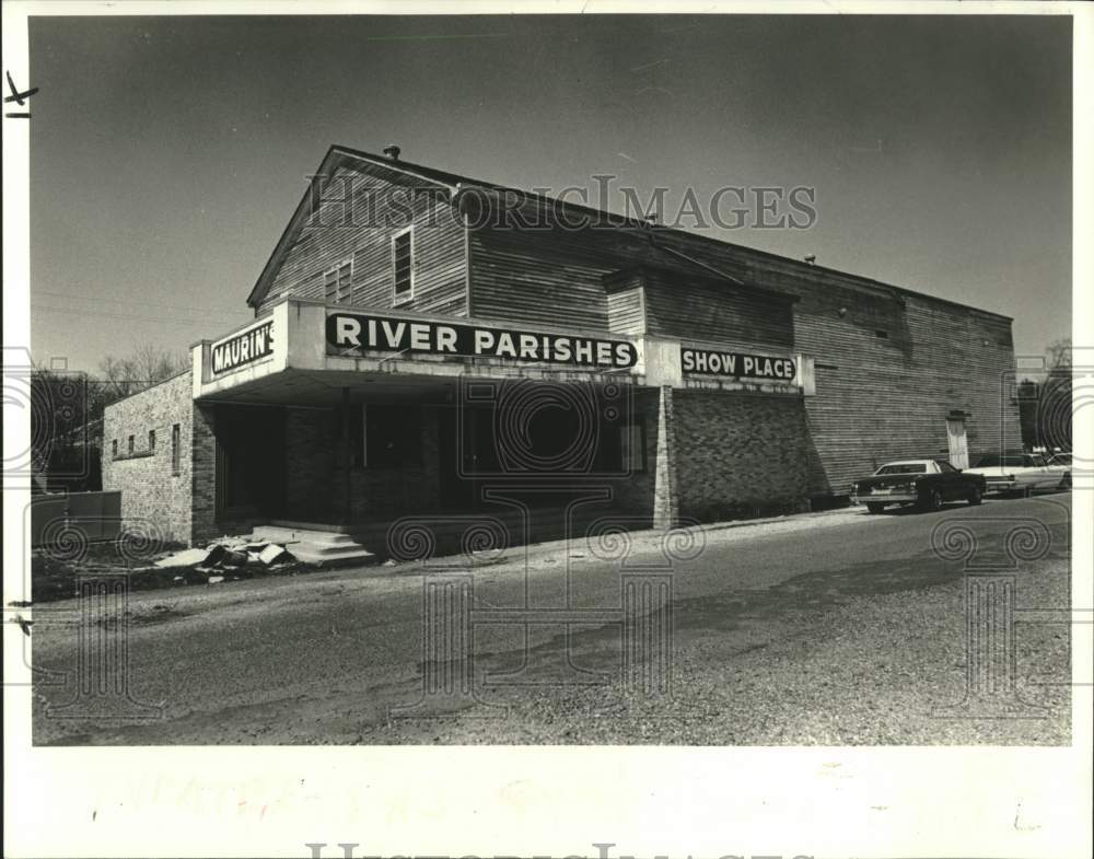 1981 Press Photo Maurin&#39;s Theater on River Parish  - nob75610