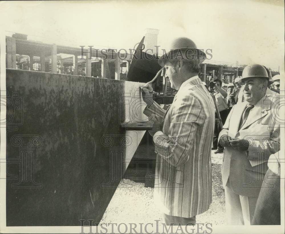 1972 Press Photo Louisiana Superdome- Historic Images