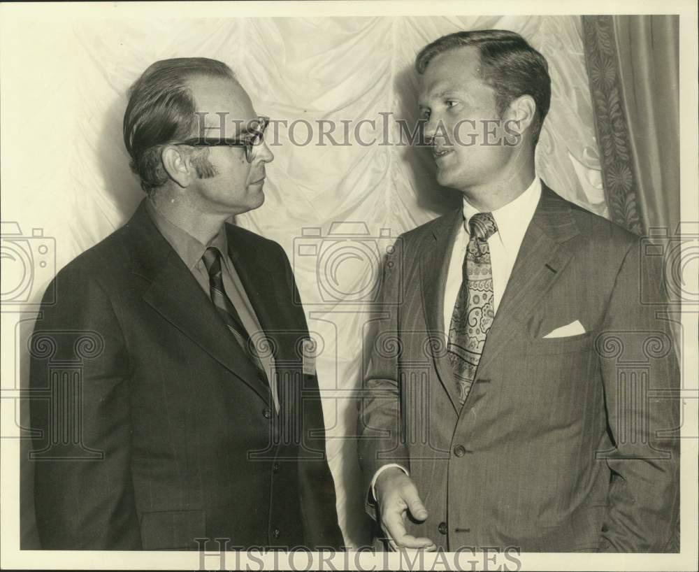 1971 Press Photo Municipal Treasurer&#39;s Group Speaker And President, New Orleans- Historic Images