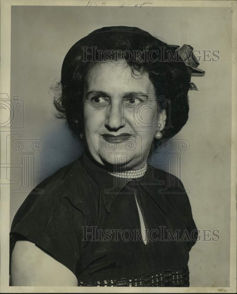 1955 Press Photo Miss Lucyle J.B. Flores- Historic Images