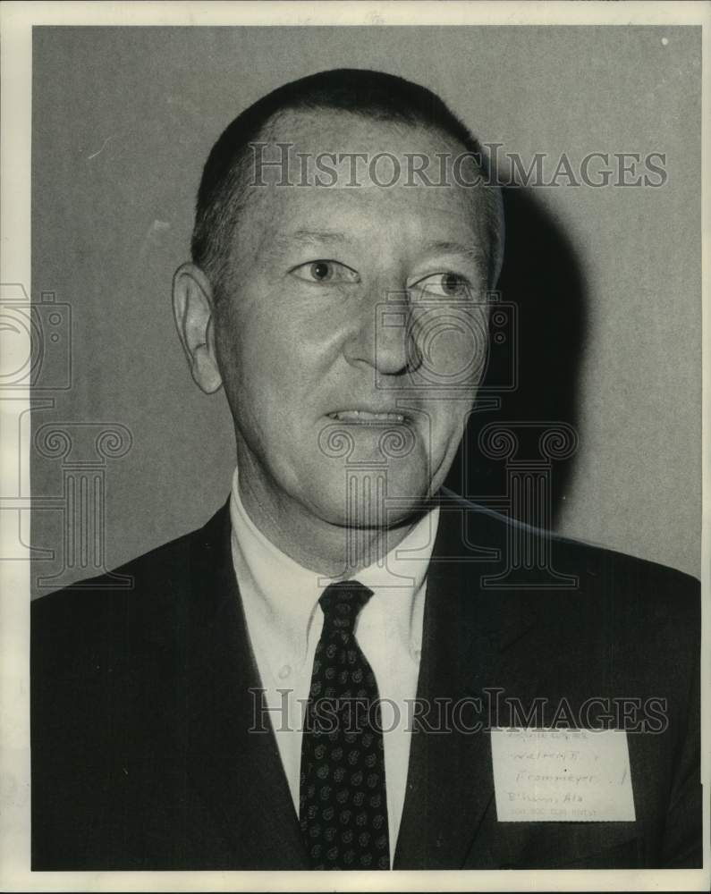 1968 Press Photo Dr. Walter B. Frommeyer, president American Heart Association- Historic Images