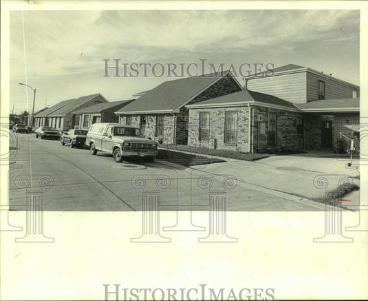 1985 Press Photo 2700 block of Edna Street at Liberty Terrace Subdivision