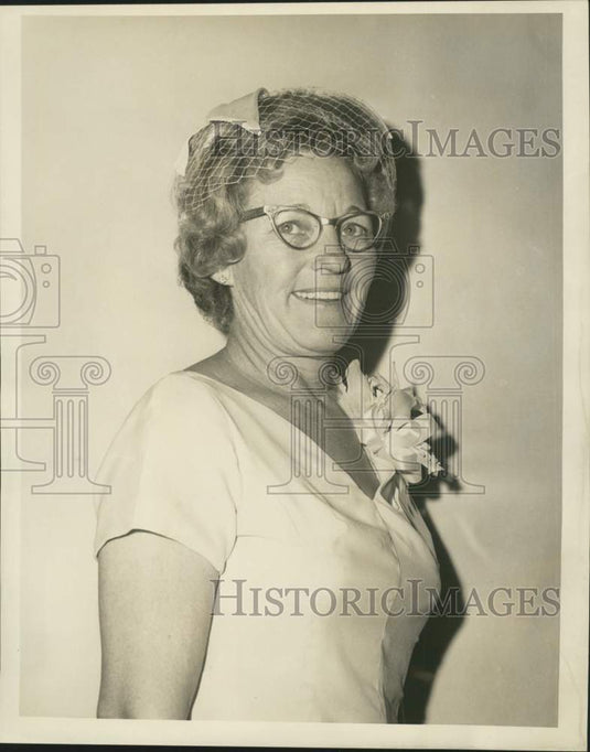 1967 Press Photo Johnnie McDaniel, president of Assembly of Nurse Anesthetists
