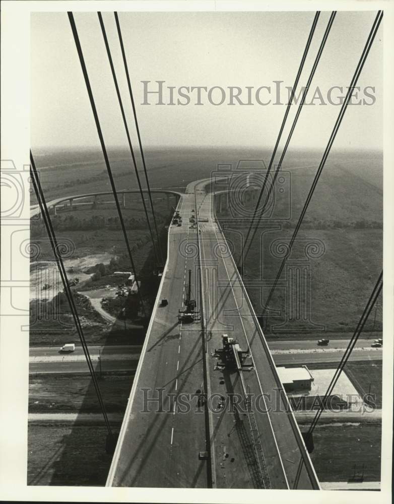 1984 Press Photo West Bank Ramp of Luling-Destrehan bridge- Historic Images