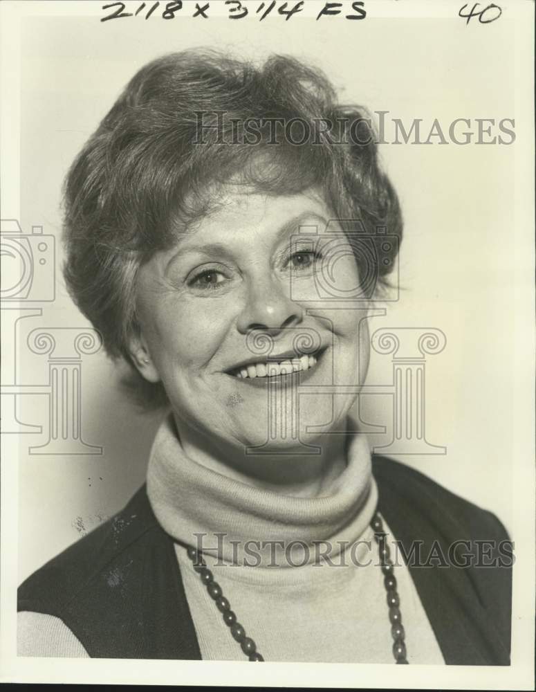 1979 Press Photo Mrs. Helen Mervis of Jewish Federation of Greater New Orleans- Historic Images