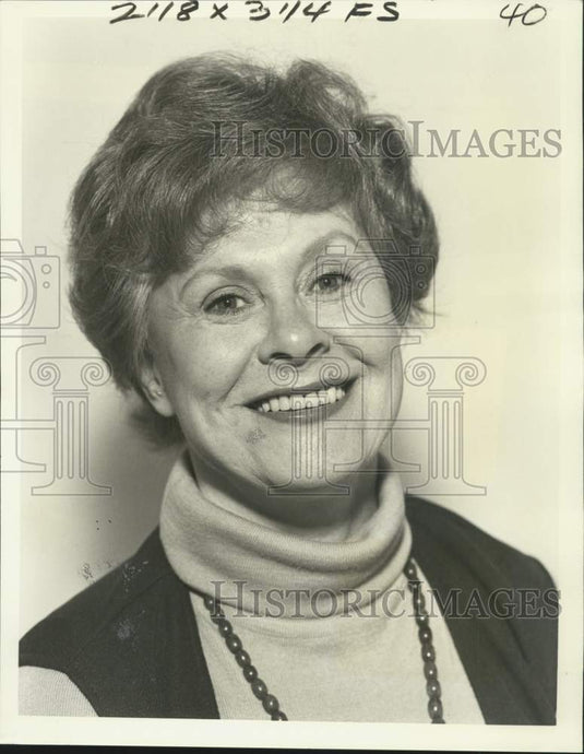 1979 Press Photo Mrs. Helen Mervis of Jewish Federation of Greater New Orleans- Historic Images