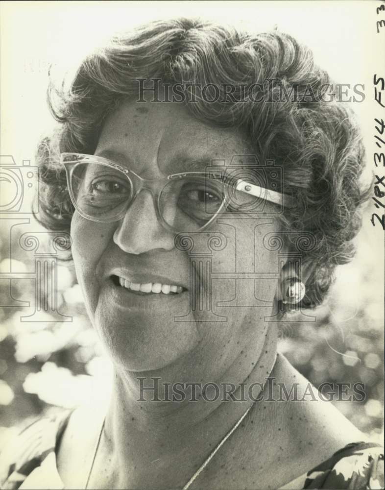 1979 Press Photo Mrs. Mildren Bernard Martinez, founder of Martinez Kindergarten- Historic Images