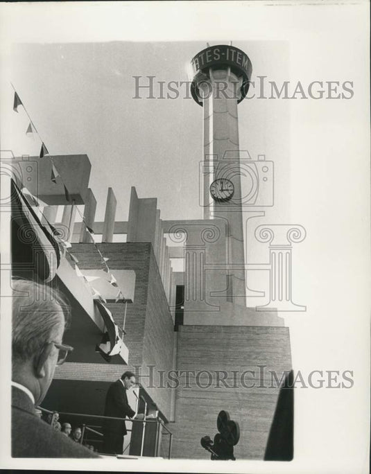1968 Press Photo Governor John McKeithen gives dedication address - nob79667