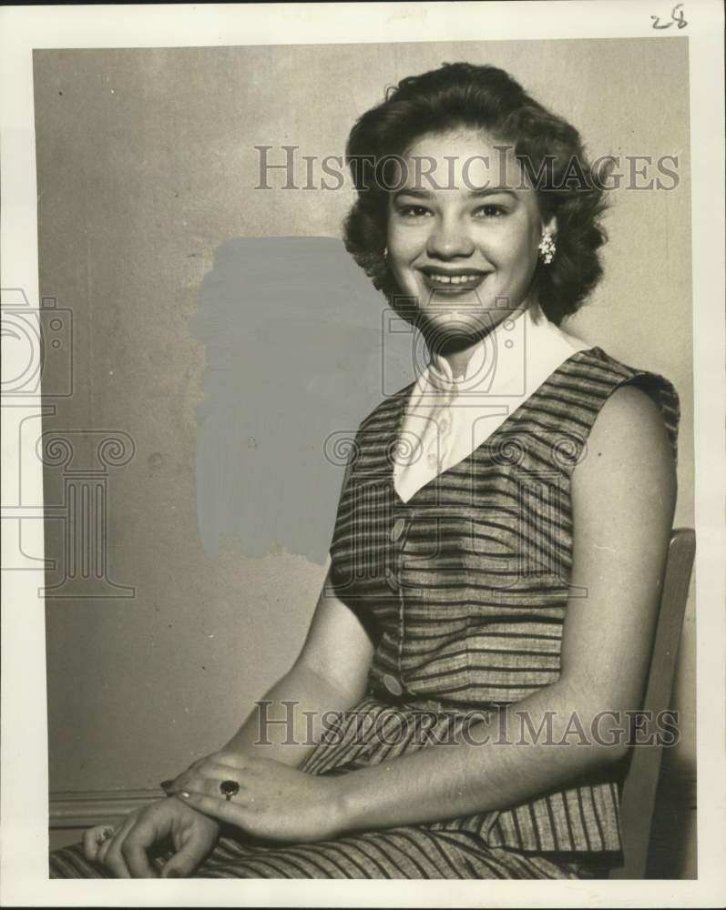 1954 Press Photo Miss Doris Maser represents Flintkote Company for Miss CAA