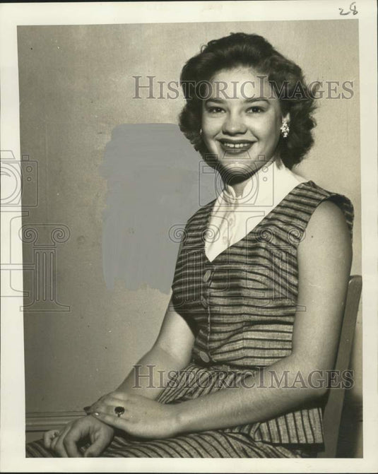 1954 Press Photo Miss Doris Maser represents Flintkote Company for Miss CAA