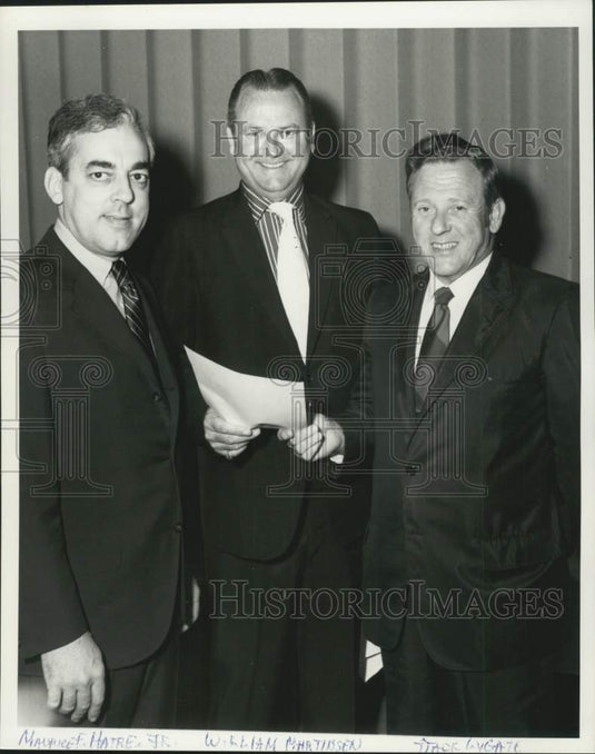 1971 Press Photo Attendees of Louisiana Surplus Line Association meeting