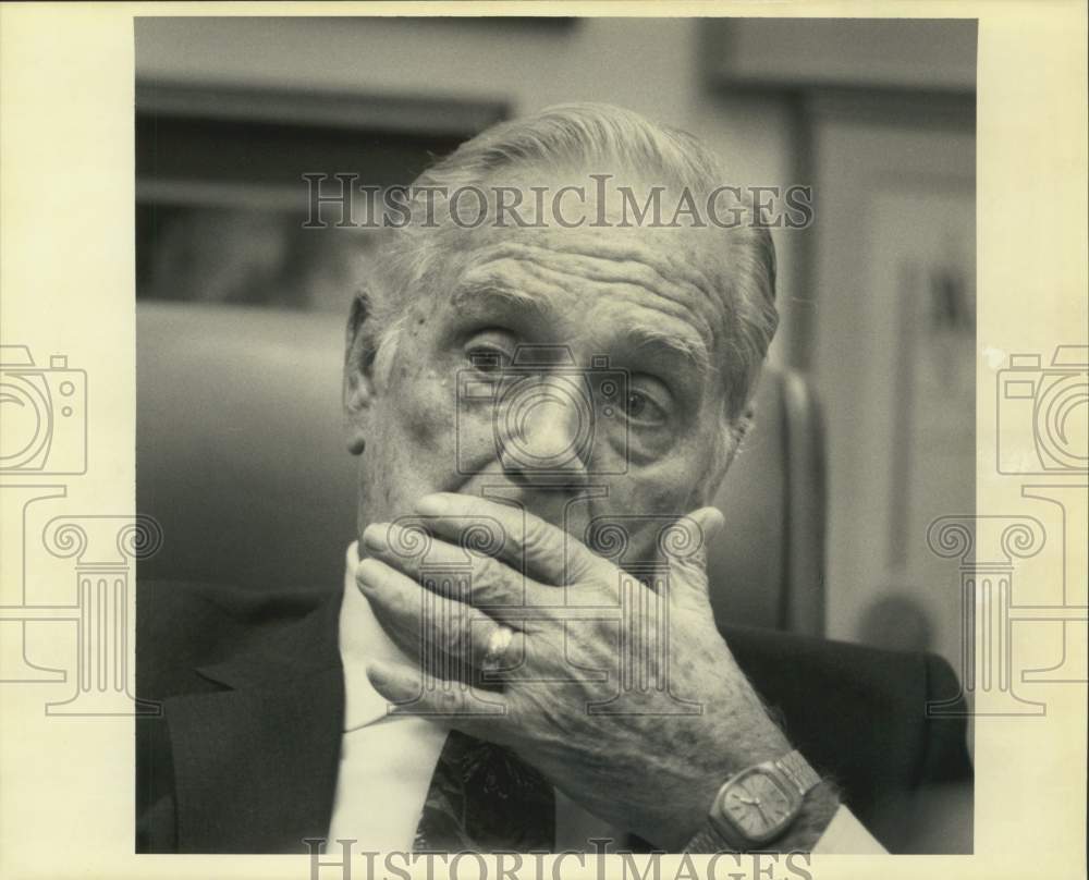 1991 Press Photo  William McCrossen, New Orleans Fire Chief- Historic Images