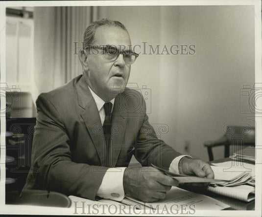 1969 Press Photo E. Davis McCutchon, distinguished alumnus awardee of Tulane