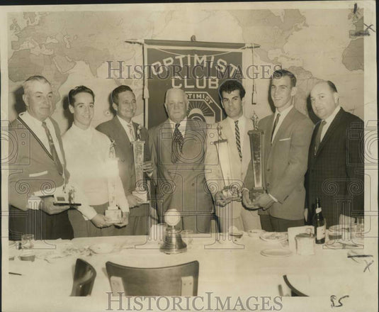 1959 Press Photo West Bank Optimist Club's award night program - nob80053