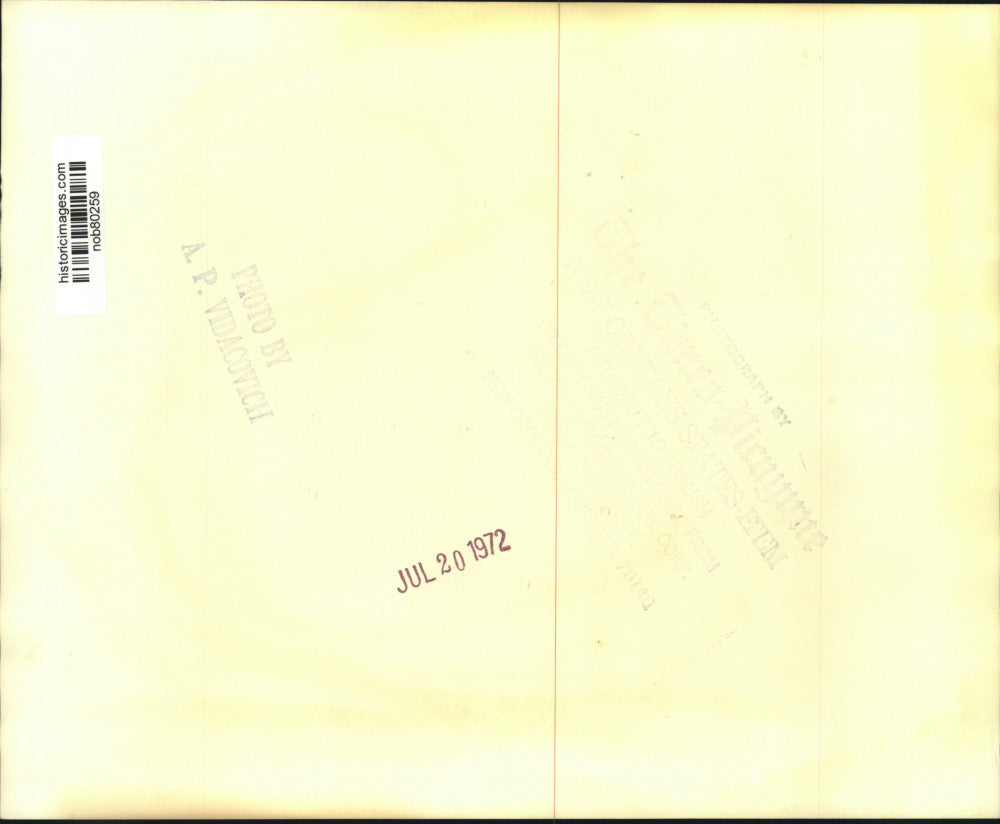 1972 Press Photo Mississippi River crossing, New Orleans, meeting - nob80259