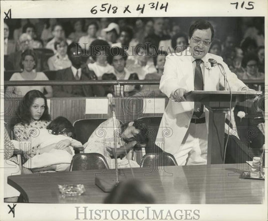 1978 Press Photo Ernest Morial addresses the crowd - nob80518