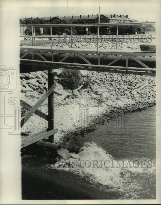 1970 Press Photo Bridge over Mississippi River - nob81117