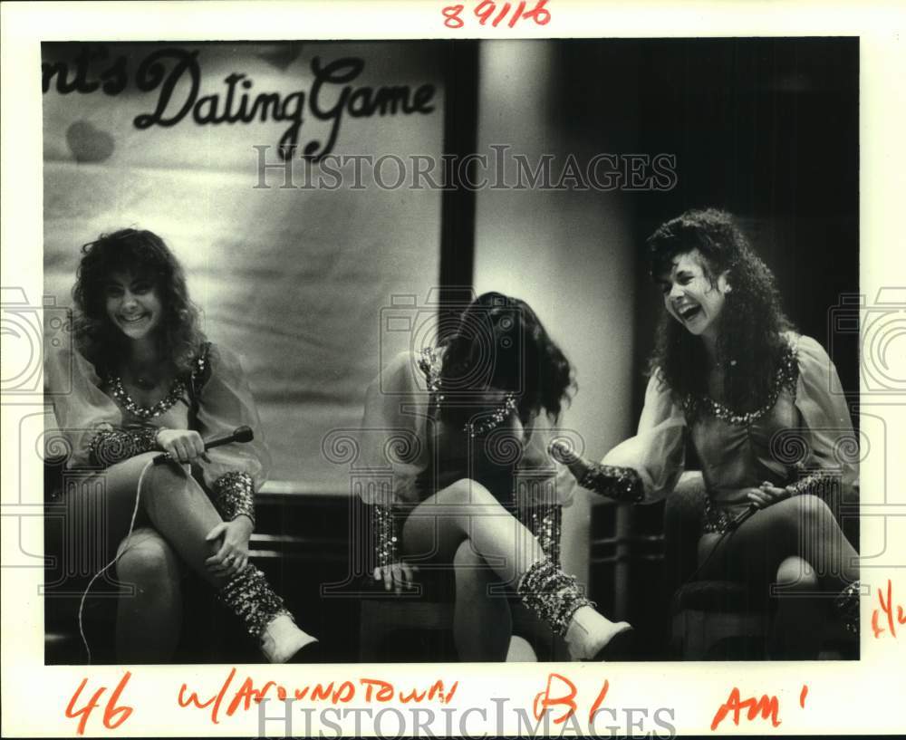 1987 Press Photo Contestants at Lenfants Dating Game - nob81431- Historic Images