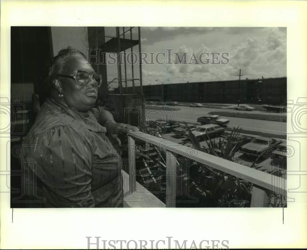 1991 Press Photo Edna Marks of Fischer Housing Project residents council- Historic Images