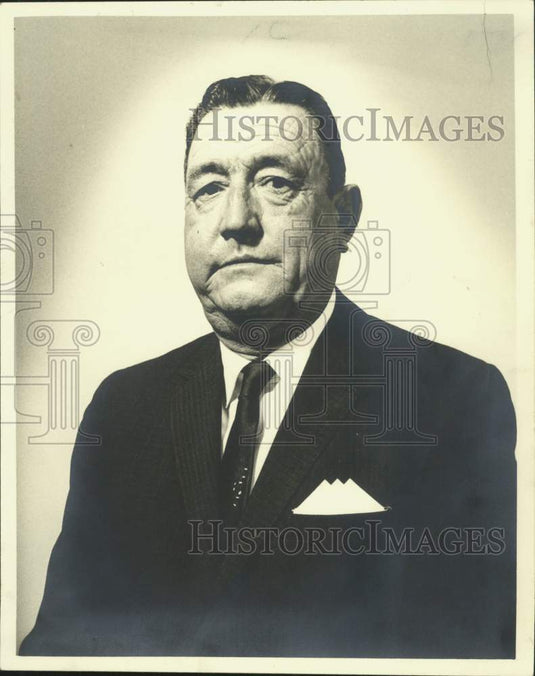 1968 Press Photo Gillis A. Molaison, King Poseidon XI - nob82272
