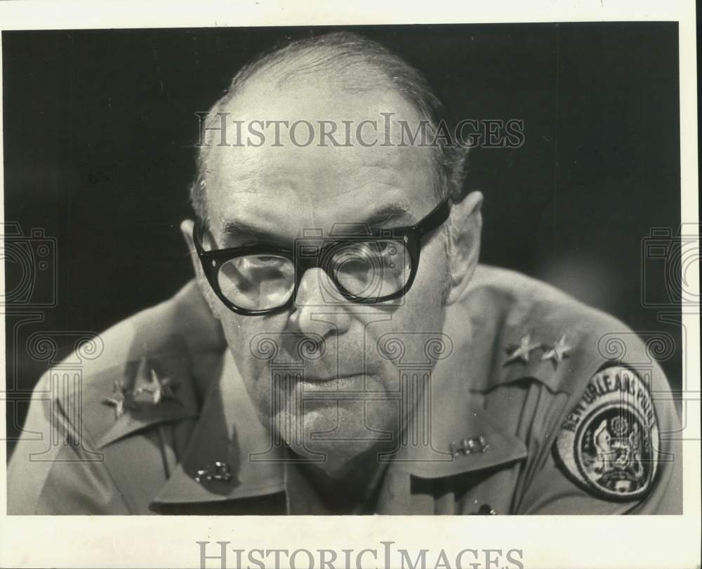 1983 Press Photo Police Superintendent Henry Morris- Historic Images