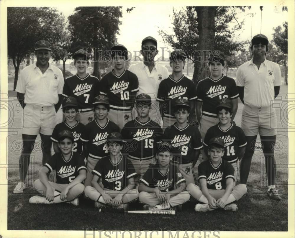 1985 Press Photo Baseball - Mike Miley Playground team won in Dixie Youth League- Historic Images