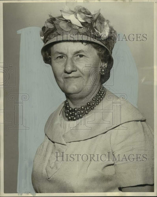 1961 Press Photo Mrs. Lawrence Martin, president of Park Place Garden Club