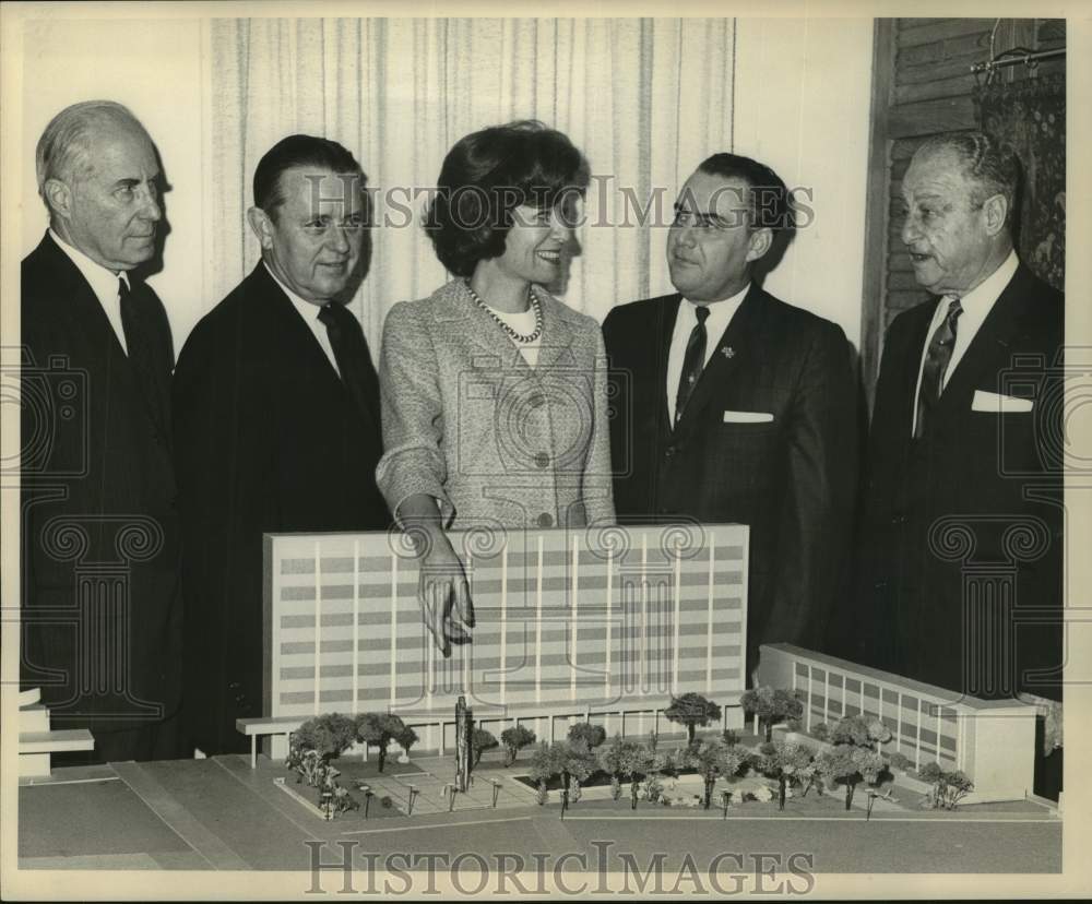 1965 Press Photo Morrison Memorial model - nob84132