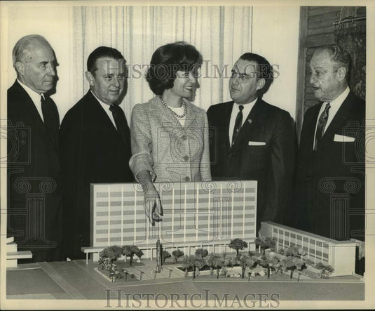 1965 Press Photo Morrison Memorial model - nob84132