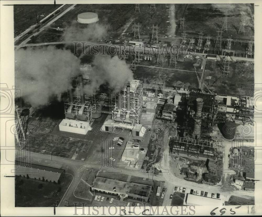 1968 Press Photo Aerial view of Gypsy plant of Louisiana Power and Light Company