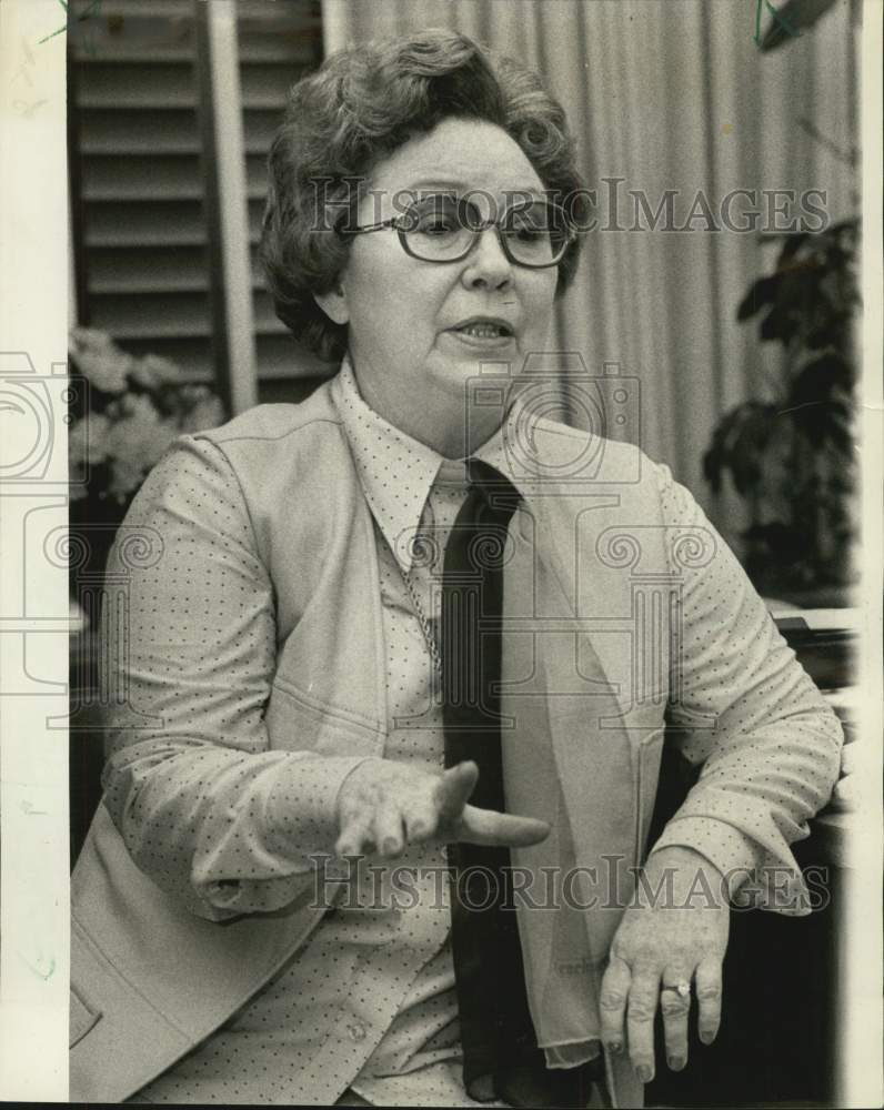 1978 Press Photo Ruth Miller, Board of Supervisors at Louisiana State University