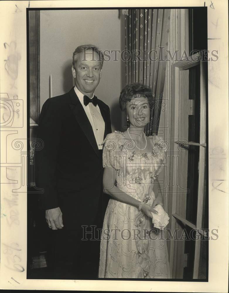 1990 Press Photo David and Susan Milling at Hermann Grima House- Historic Images