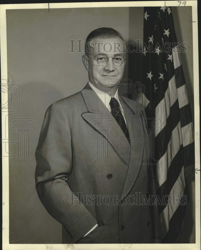Load image into Gallery viewer, 1950 Press Photo Justin Miller, President, National Association of Broadcasters
