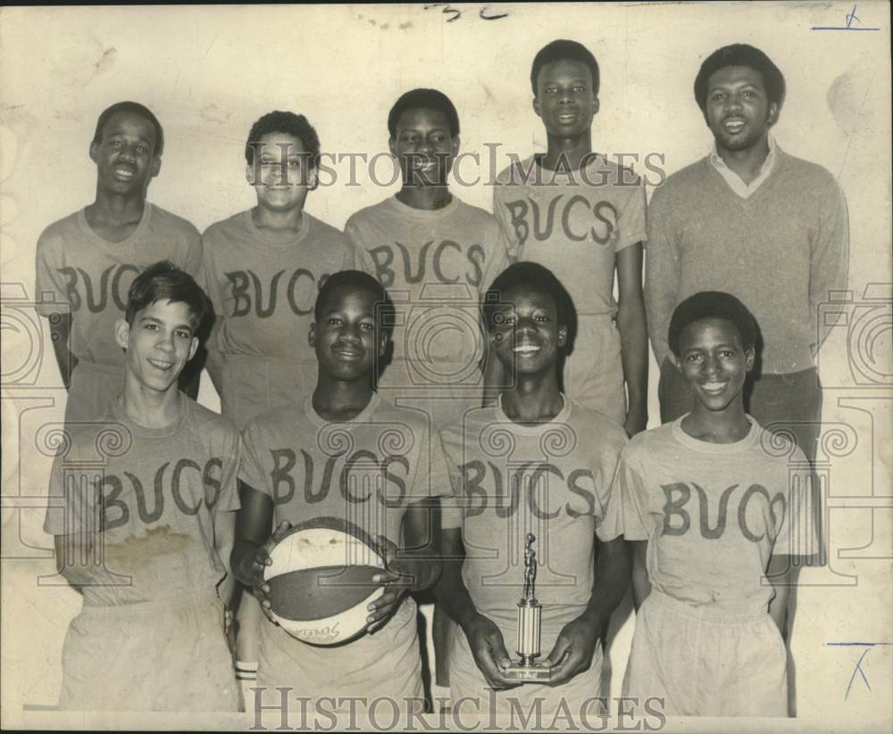 1970 Press Photo Milne Boys Home Basketball Team- Historic Images