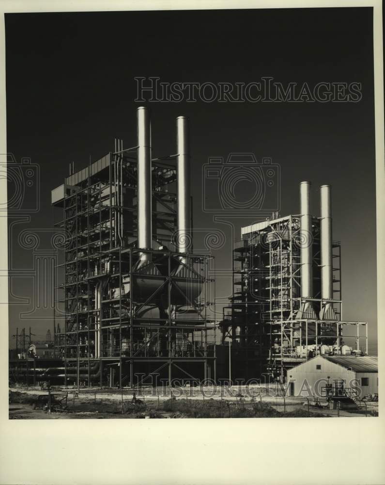 1963 Press Photo Tower boiler of new unit at Michoud - nob86458