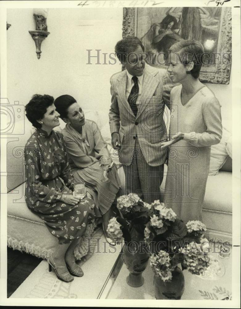 1980 Press Photo The Planning party of ballet gala with Godunov & Gregory