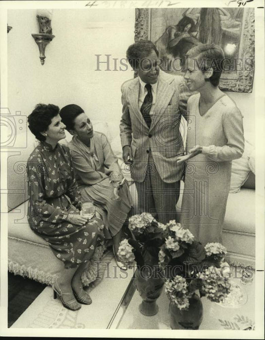1980 Press Photo The Planning party of ballet gala with Godunov & Gregory