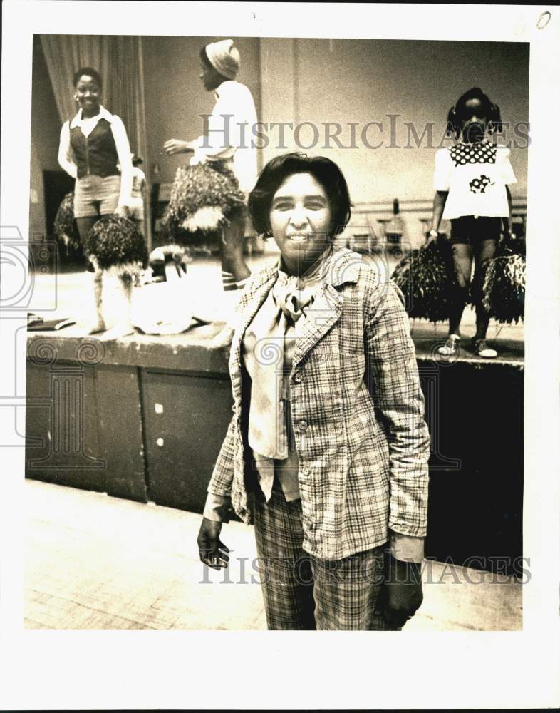 1978 Press Photo Frances Montgomery, director of Martin Luther King Center- Historic Images