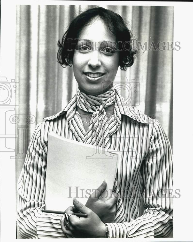 1978 Press Photo Alecia C. Molezion, special press aide to James Chubbuck- Historic Images