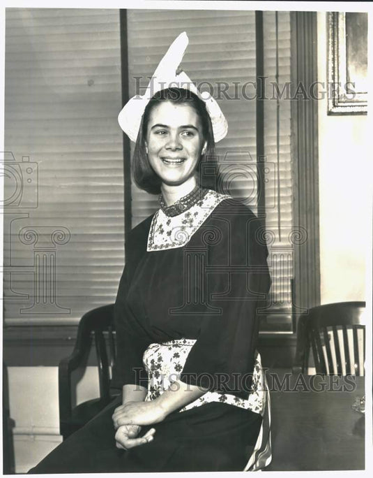 1967 Press Photo Tulip Queen Cynthia McDonald from Newellton, Louisiana