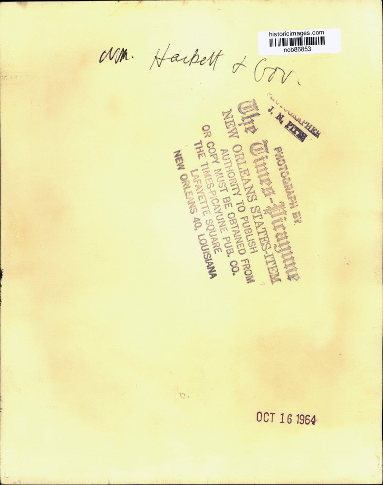 1964 Press Photo William Herbert and Governor - nob86853