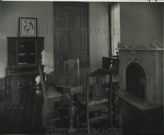 1982 Press Photo Interior Dining Room at Bill McFarland's Home - nob86917- Historic Images
