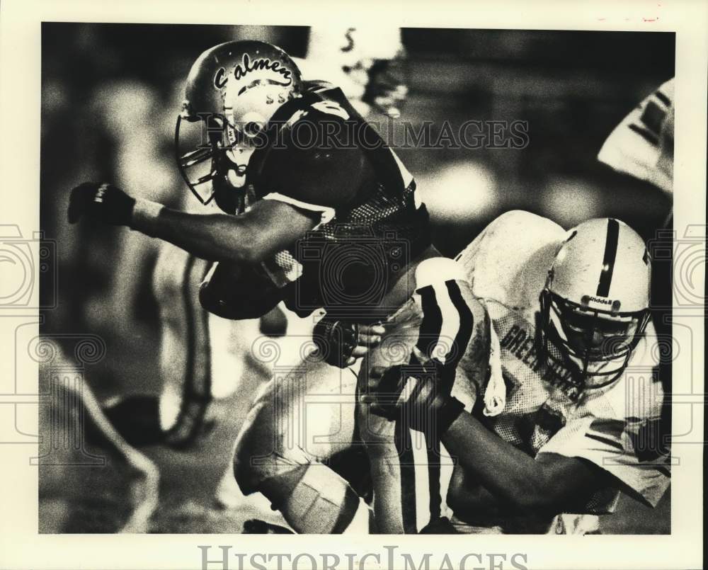 1988 Press Photo Football-Sparten Keith McCoy and Plaquemine Lance Osborne- Historic Images