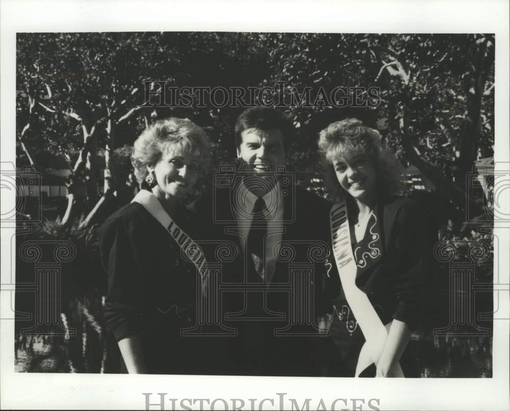 Press Photo Louisiana&#39;s Joan Mire and Tracey Kramer in Mother/Daughter Pageant- Historic Images