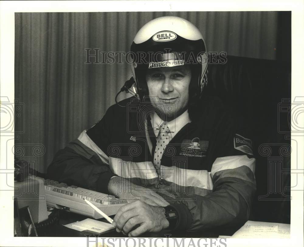 1987 Press Photo Race promoter Williams McVey at 215 Poydras- Historic Images