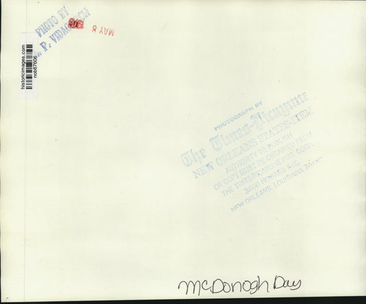 1976 Press Photo Celebrating McDonogh Day in New Orleans - nob87606