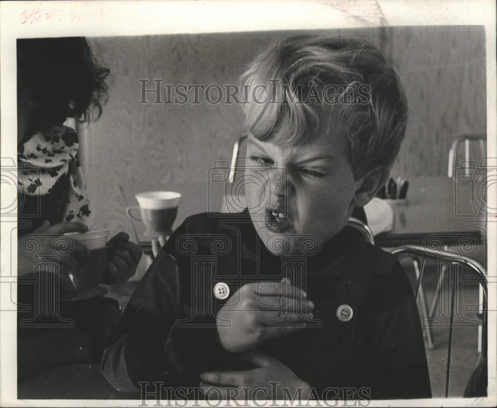 1968 Press Photo Montessori-Method Children&#39;s House student Travis Richardson- Historic Images