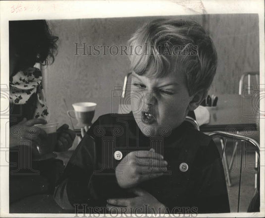 1968 Press Photo Montessori-Method Children's House student Travis Richardson- Historic Images