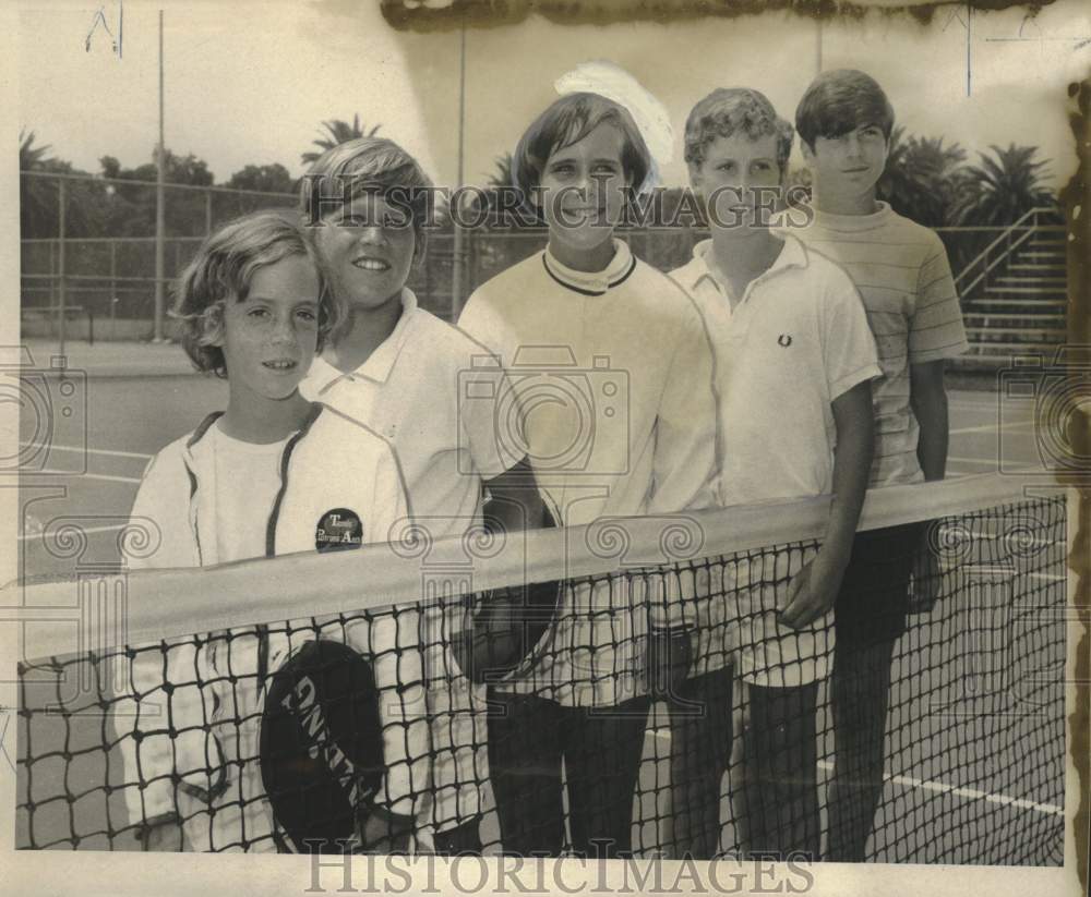 1969 Press Photo Louisiana State Closed Tennis Championship winners - nob87744- Historic Images